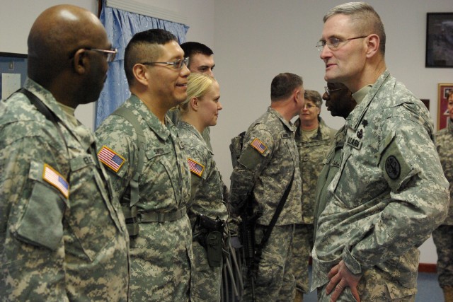 USAREUR medical chief visits Camp Bondsteel hospital