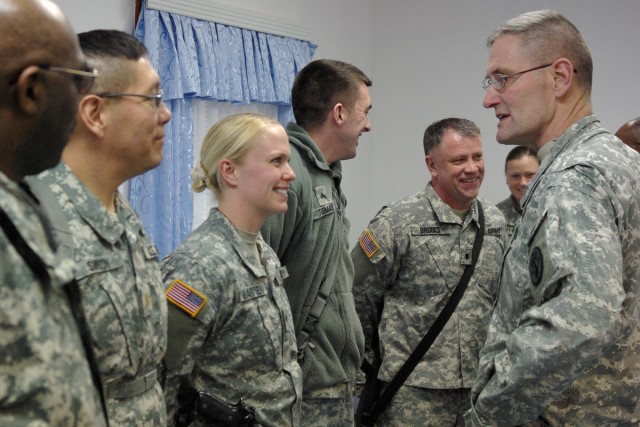 USAREUR medical chief visits Camp Bondsteel hospital