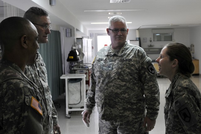 USAREUR medical chief visits Camp Bondsteel hospital