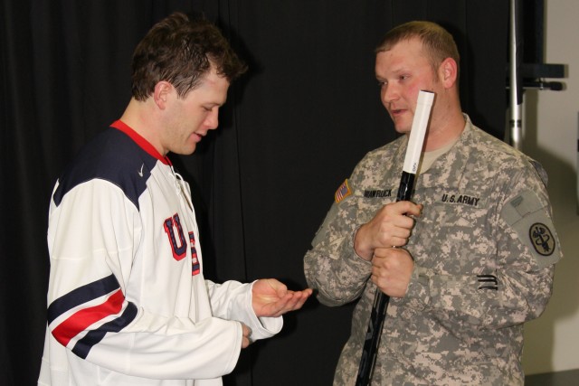 Fort Campbell Soldiers encourage Olympic champions