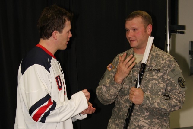 Fort Campbell Soldiers encourage Olympic champions