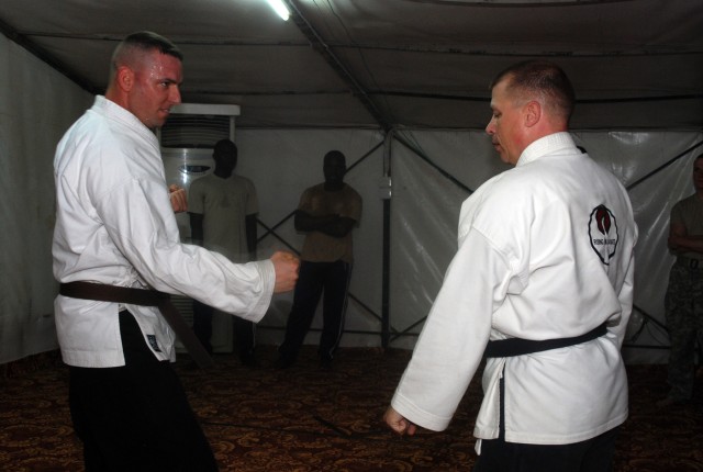 Dojo in the desert: deployed karate master carries on traditions in Iraq