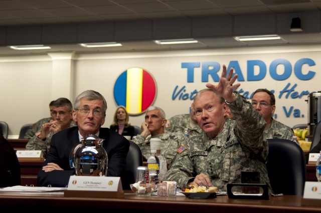 Honorable John McHugh visits TRADOC