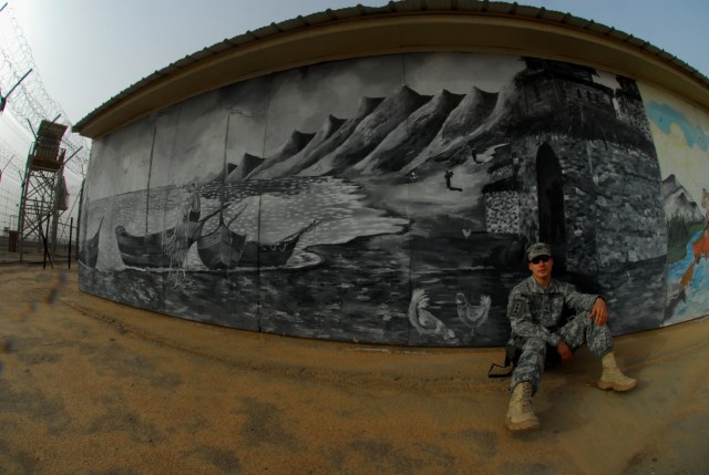 Art of war: Detainee murals look to brighter future