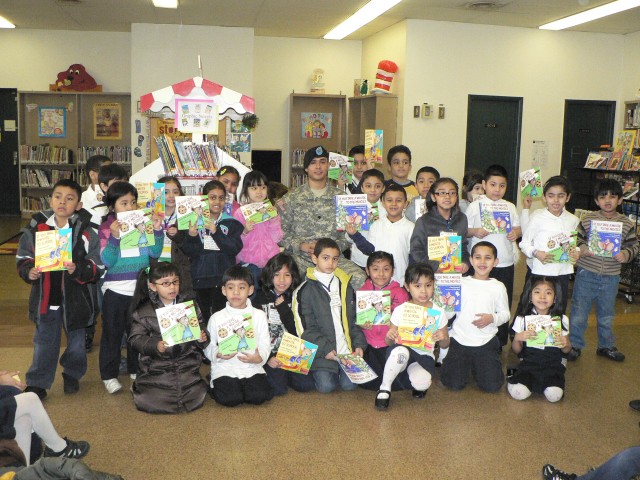 National Guard Soldier Reaches out through Reading to NYC Children