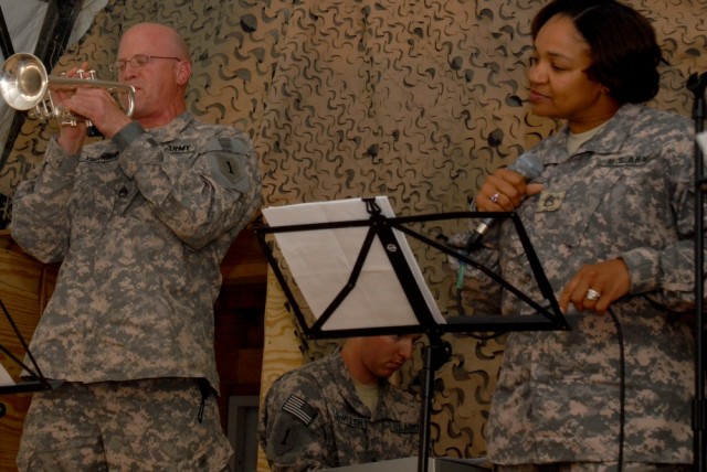 Soldiers jazz up Basra in Women&#039;s Day salute