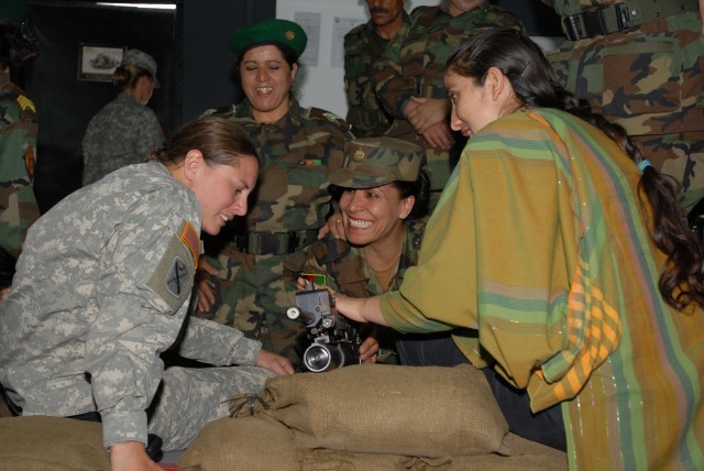 Soldiers bridge cultural gap: Female interaction critical to deploying ...