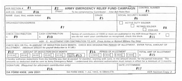 AER campaign slip
