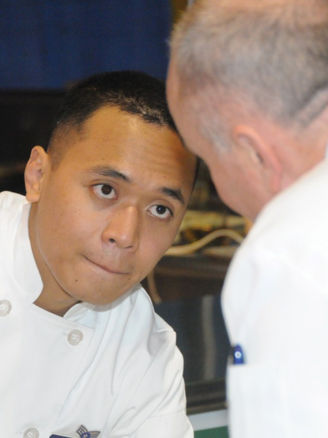 Military culinary personnel better their skills through competition