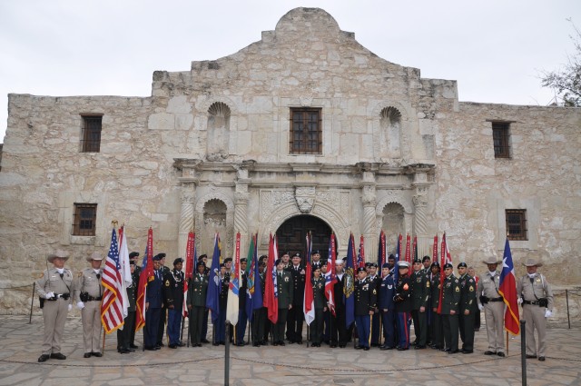 Military at the Alamo