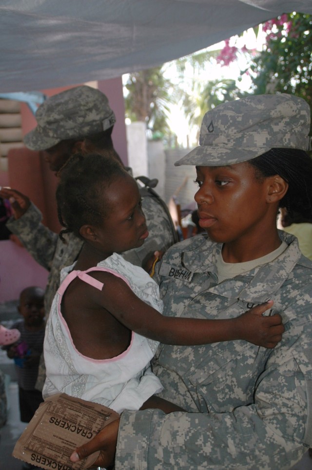 7th Sustainment Brigade Ministry Team Visits Special Needs Orphanage in Port-au-Prince