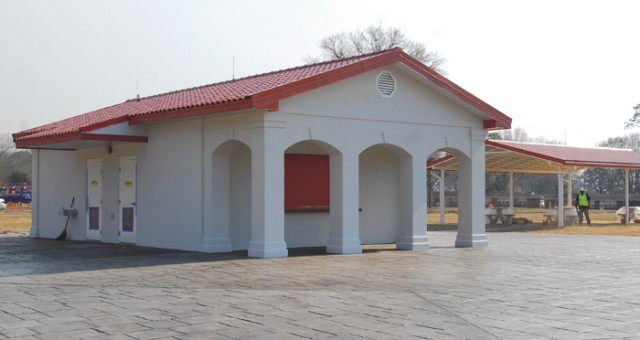Concession stand at new complex