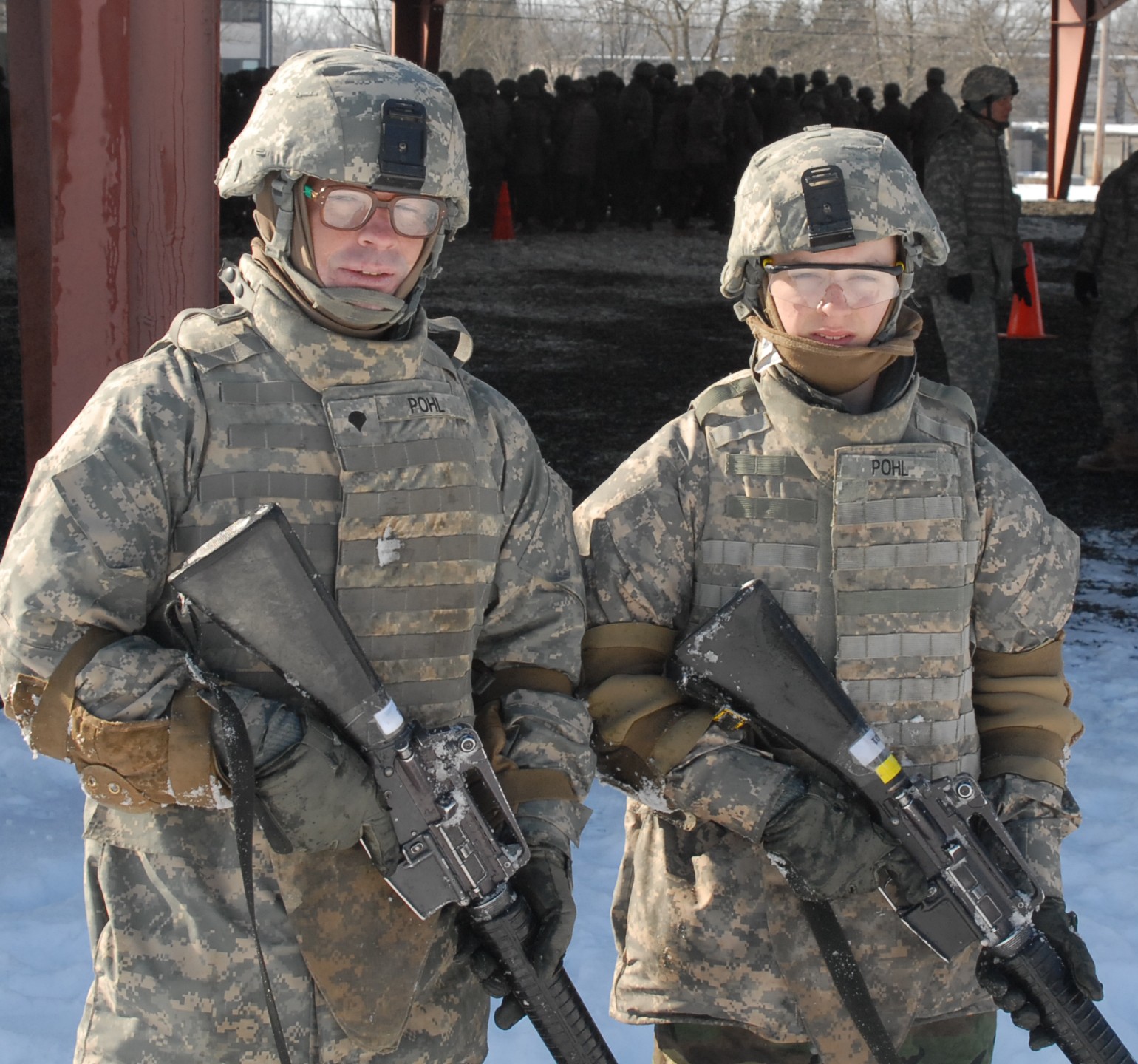 Father, son duo unknowingly end up tackling basic training together ...