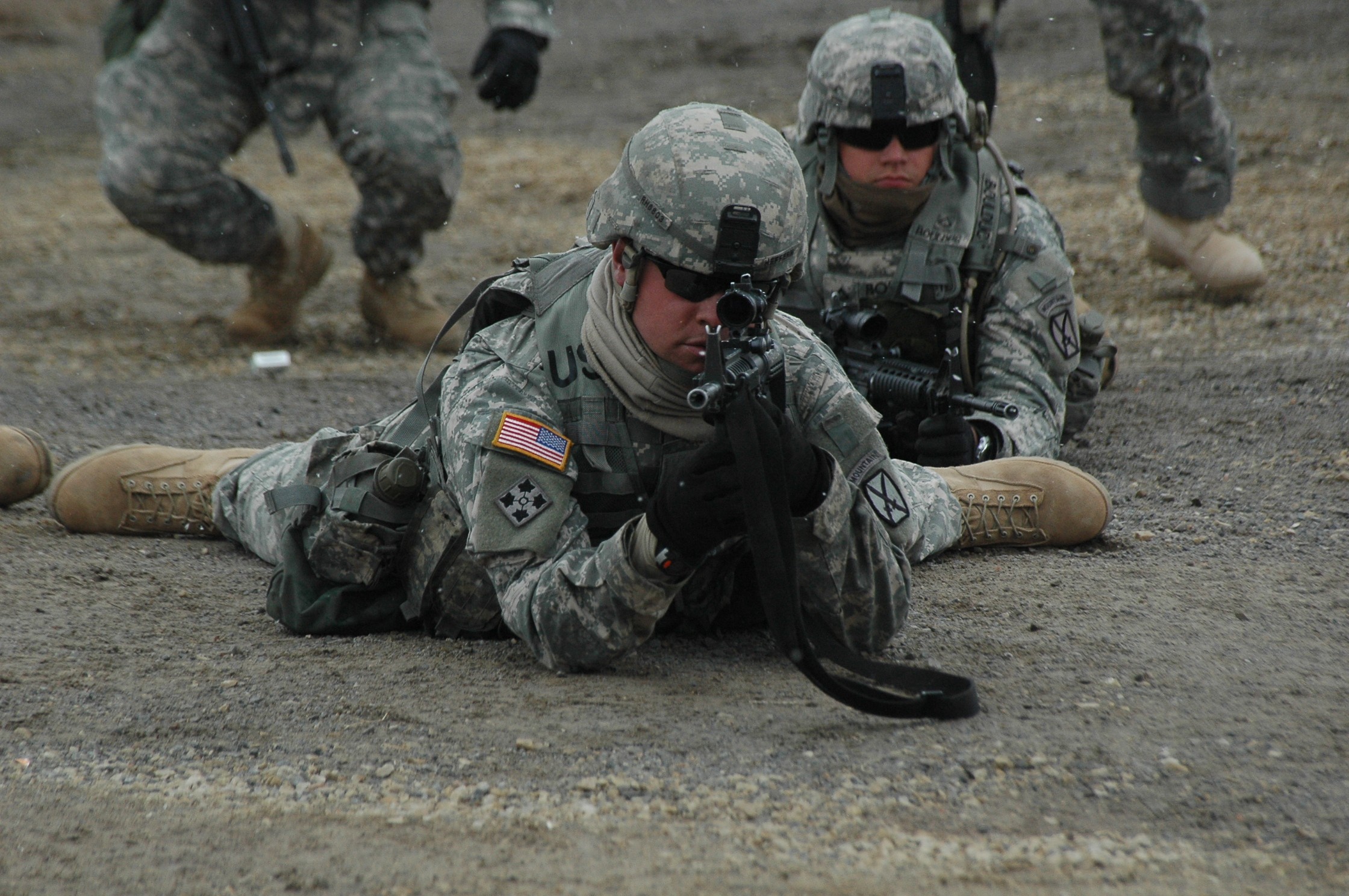 Field Artillery Soldiers conduct Infantry training during OPT in Utah ...