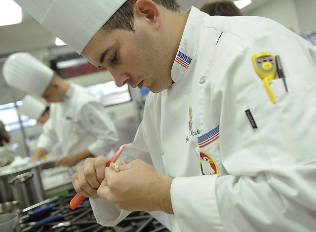 Army Reserve tries out for Army Culinary Arts Team