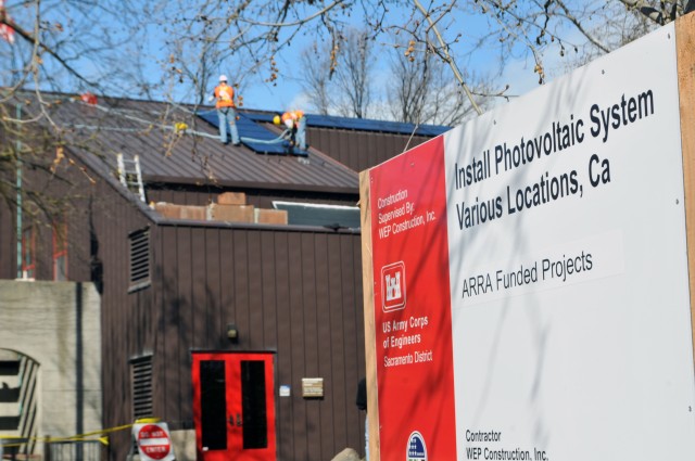 ARRA: Corps parks in California going solar