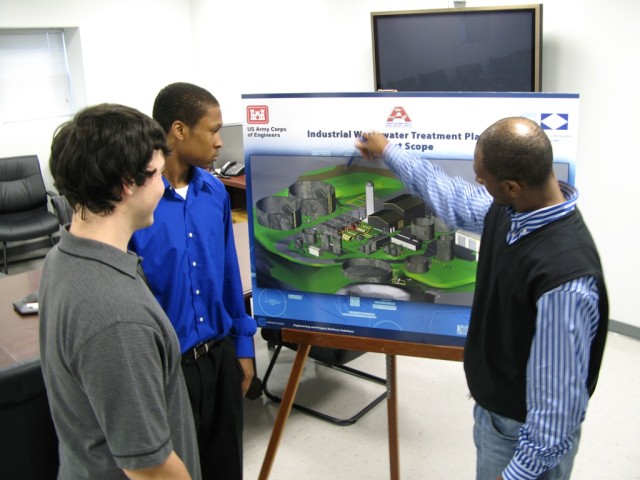 Local students shadow depot workers