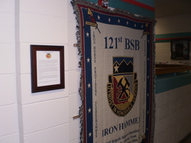 &#039;Iron Hammer&#039; battalion honors schools for support