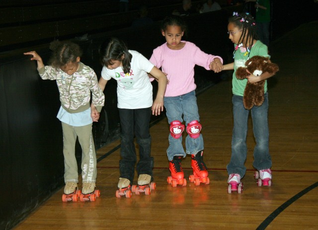 Roller boogie: Families rock the rink at Carson Skate Night