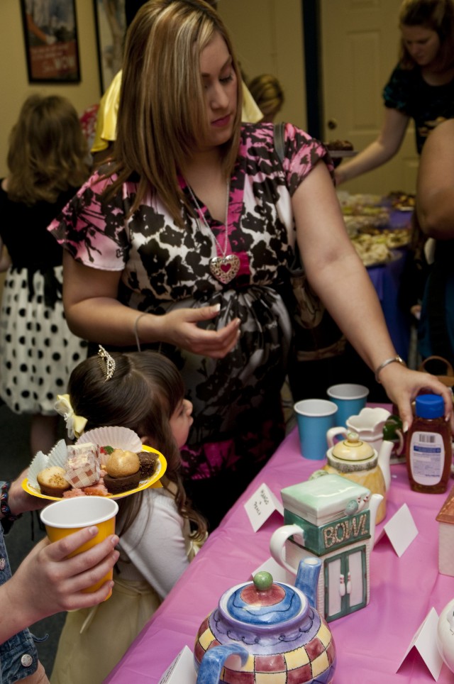 Fort Bragg mothers take daughters out for tea