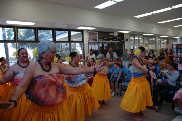 Fort Shafter Library rededication features Army family hula