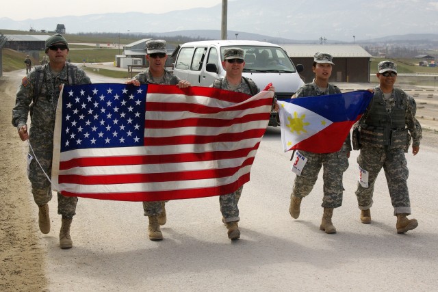 More than 120 take Bataan Memorial March challenge in Kosovo 