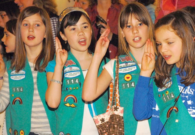 Stuttgart Girl Scouts celebrate Thinking Day