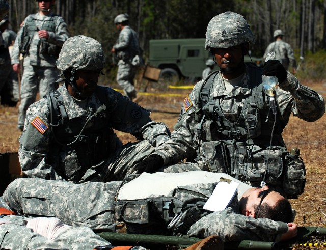 New York Artillery Medics Practice for Mass Casualties