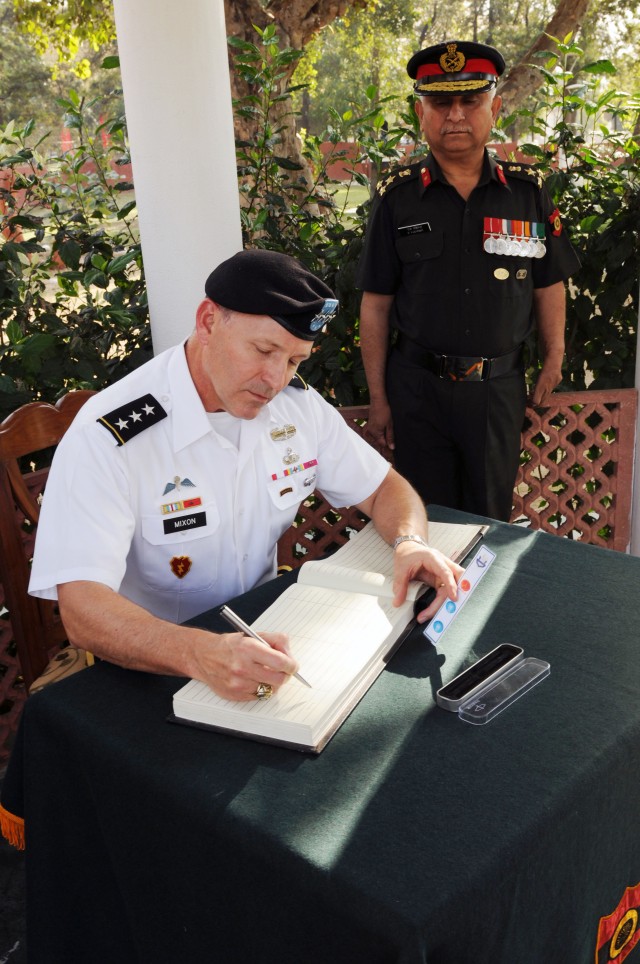 Lt. Gen. Mixon Leads U.S. Delegation to India for Exercise Coordination