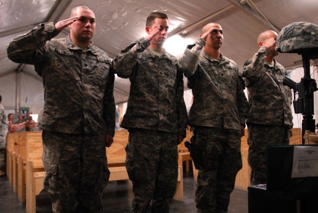 Soldiers remember lost comrade