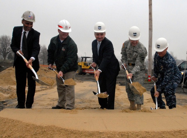 Naval Station Newport breaks ground on new Army Reserve Center