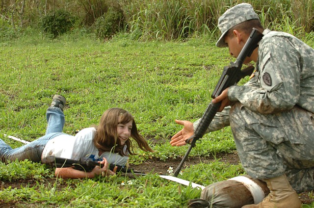 Children of Deployed Soldiers compete in 2/6 CAV Spur Ride