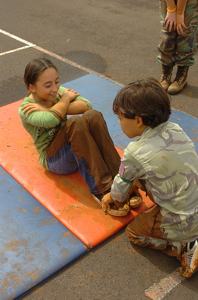 Children of Deployed Soldiers compete in 2/6 CAV Spur Ride