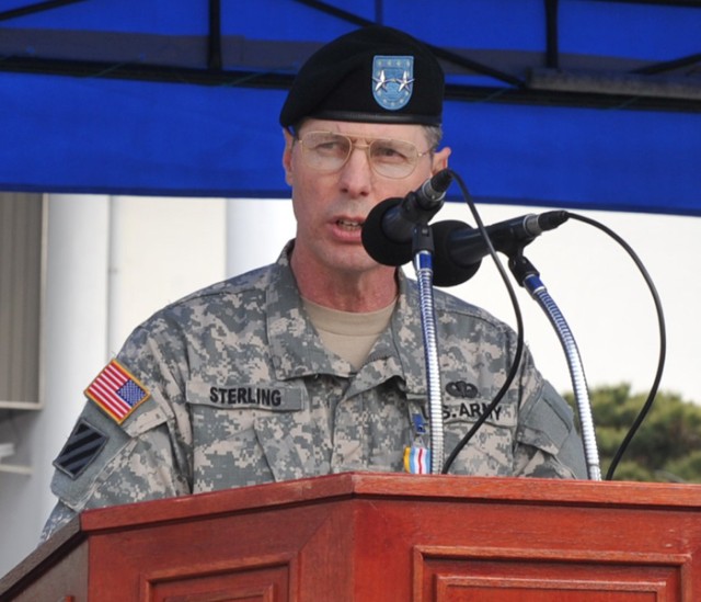 Ceremony held to recognize departing Army general