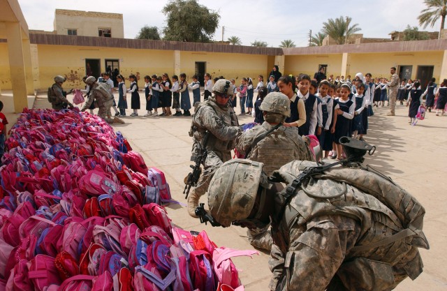 Hundreds of Backpacks