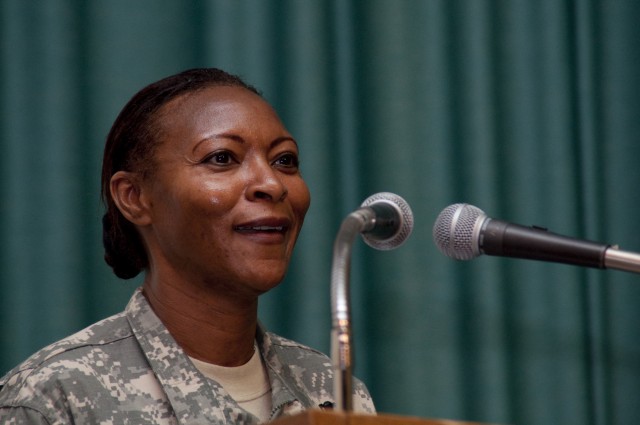First Female U.S. Army Drill Sergeant School Commandant