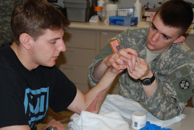 Occupational Therapist at work