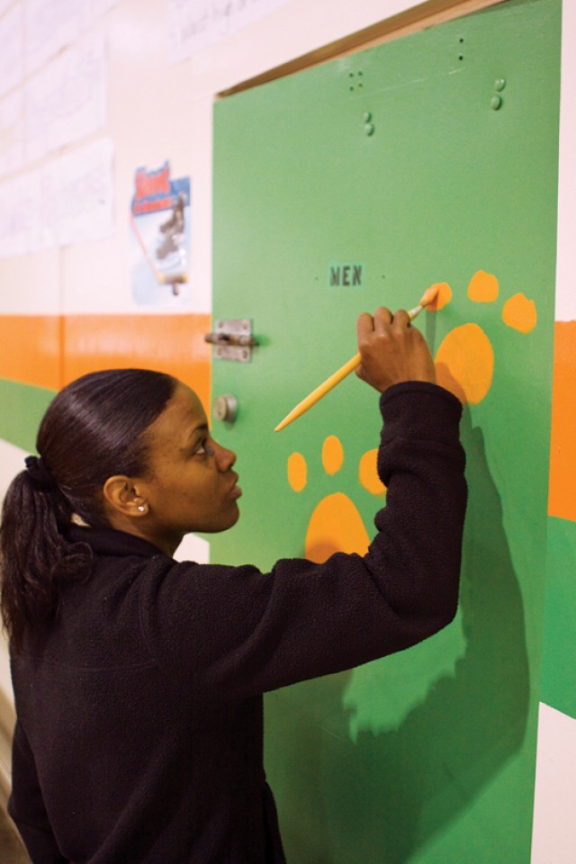 &#039;Selfless service&#039;: OCS volunteers make over school
