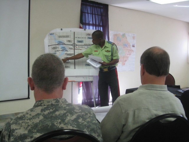 Soldiers and civilians complete disaster management workshop in Botswana