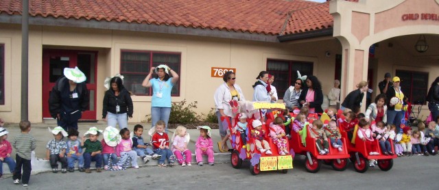 Presidio CDC classes parade to support Month of the Military Child