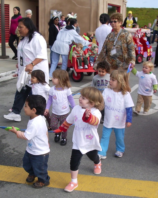Presidio CDC classes parade to support Month of the Military Child