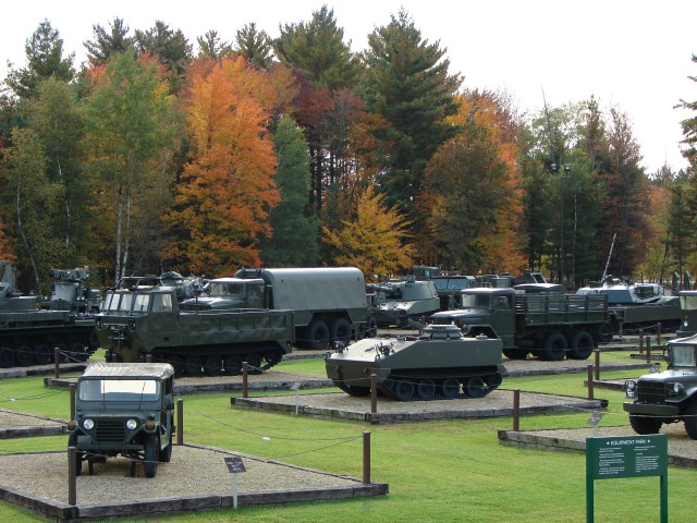Fort McCoy Commemorative Area Equipment Park
