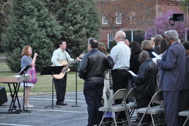 Fort McPherson community celebrates Easter sunrise service