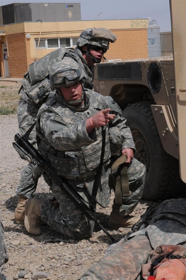 Soldiers train to save lives in combat