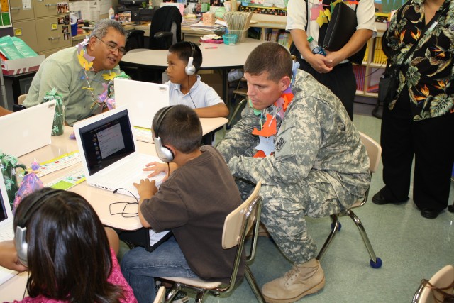 Army computers help children learn of UXO