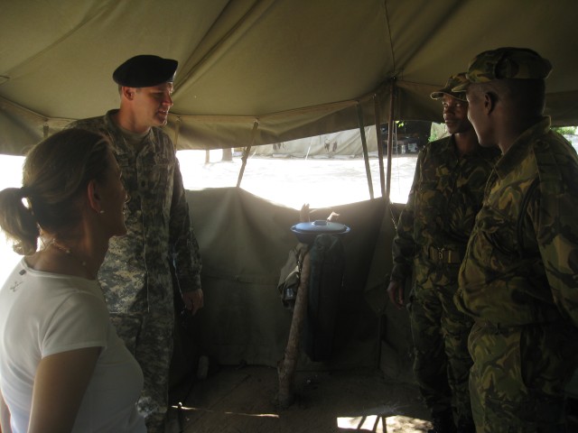 Huddleston makes first visit to Botswana