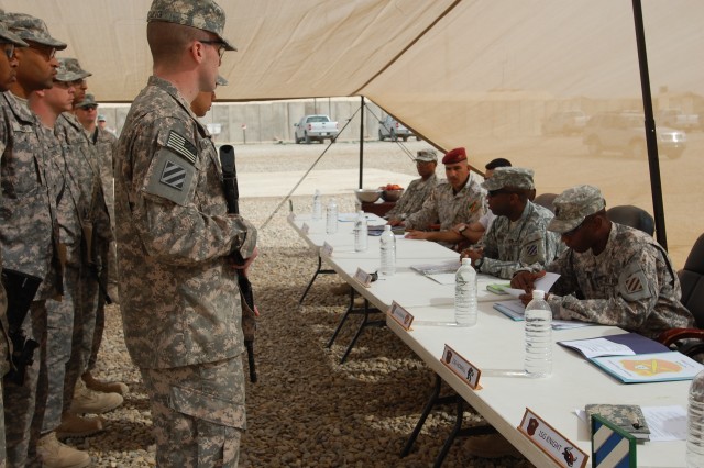 US Army conducts board with Iraqi counterparts