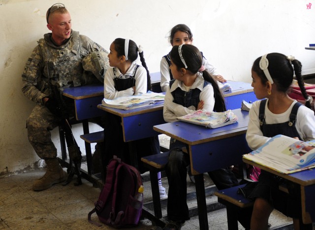 Book drop at Baghdad schools