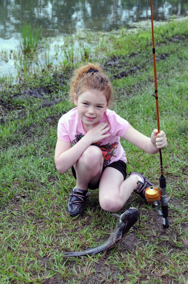 Fort Stewart Month of the Military Child fishing event