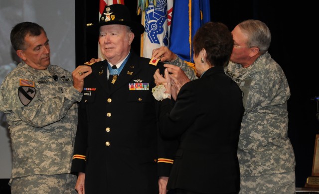 Medal of Honor recipient promoted to colonel -- 30 years after retiring